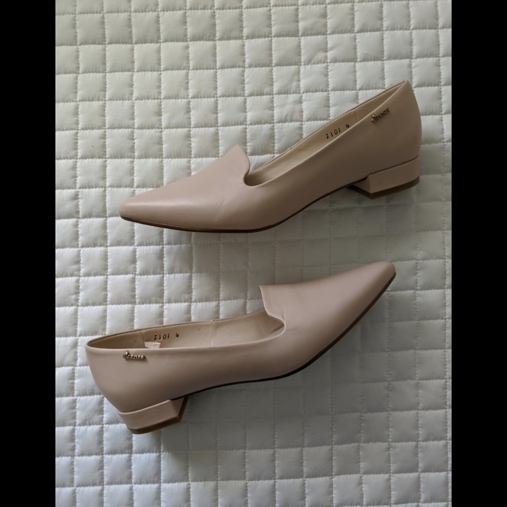Vicenza | Blush Pointed Toe Flats